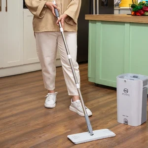 تی زمین شوی تخت سطل دار چهارگوش کد WS - 500