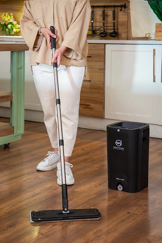 تی زمین شوی تخت سطل دار چهارگوش کد WS - 500 - تصویر 7