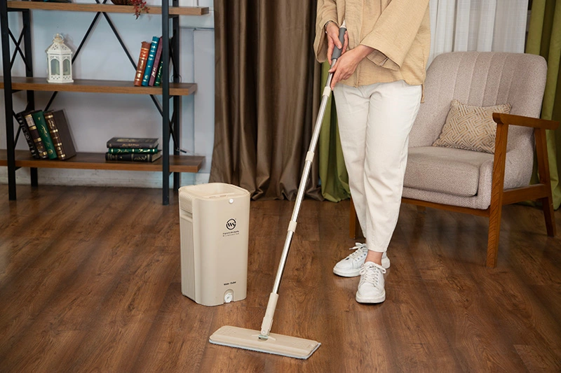 تی زمین شوی تخت سطل دار چهارگوش کد WS - 500 - تصویر 6