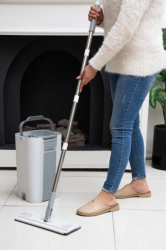 تی زمین شوی تخت سطل دار چهارگوش کد WS - 500 - تصویر 4